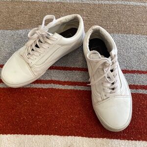 Womens Leather Vans